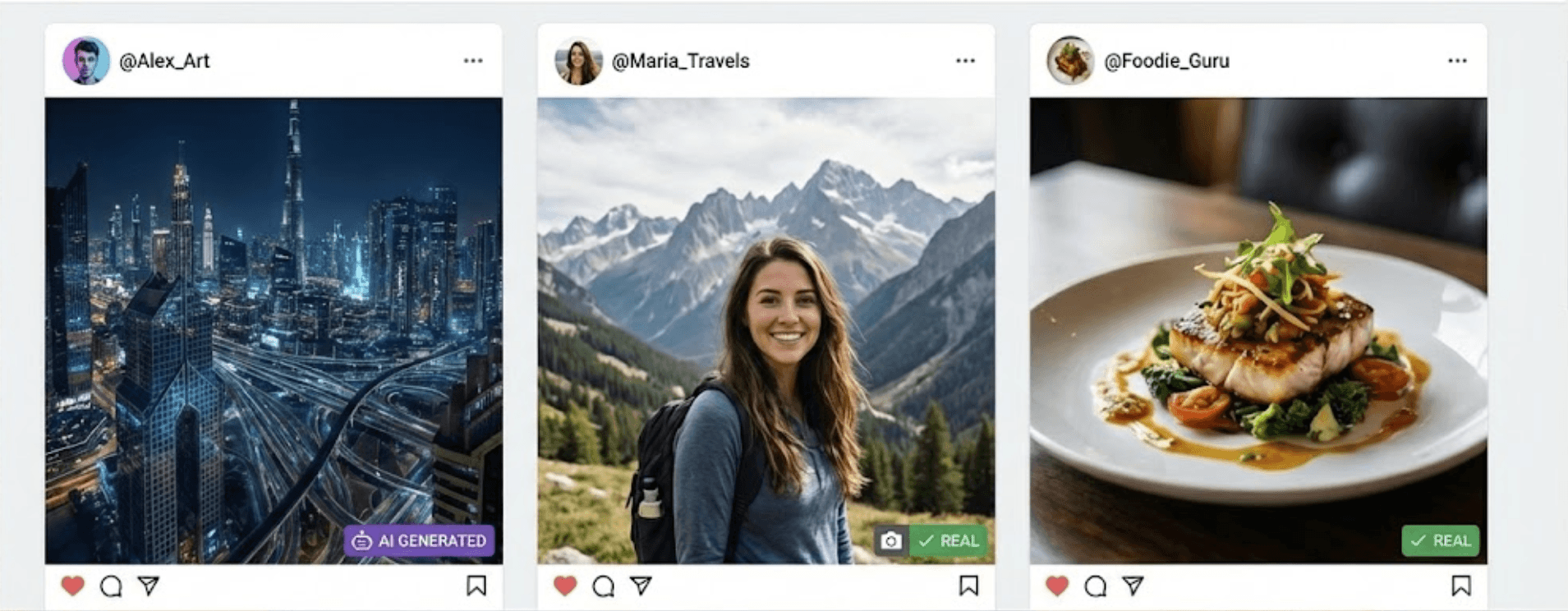 Stylized Detectiks badge overlay on a browser window
